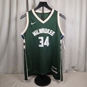 Nike NBA Giannis Antetokounmpo Milwaukee Bucks Youth L 14/16 Jersey NWT
